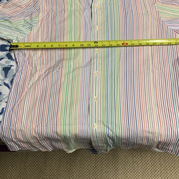 Polo Ralph Lauren Men's Multicolor Stripe Long Sleeve Button Down Shirt - Picture 5 of 5